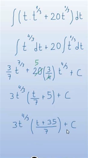 Calculemos la Integral de la siguiente Función, la cual es el producto de la variable x y la Raíz Cúbica de la misma disminuida en 20, mediante el método de Diversos Cambios de Variables, reemplazar y posteriormente apicar las fórmulas de Integración Inmediata. #matemática #INTEGRALES #educación #calculointegral #analisismatematico #viralreelsシ #satisfying #fbreelsfypシ #reelsviralシfb | Aprende Matemáticas Fácilmente