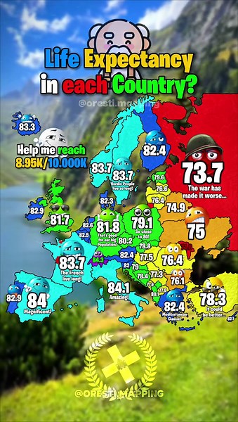 Life Expectancy in Each Country