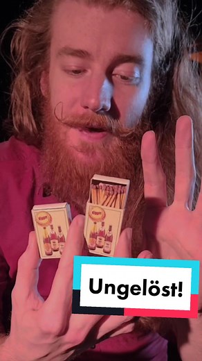 Ungeklärtes Wissenschaftliches Rätsel ... #wissenschaft #ungelöst #spannend #science #streichhölzer Daniel von GG-Magic