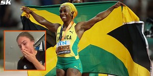 WATCH : Rugby Player Michaela Blyde beams in excitement as her 'idol' Shelly-Ann Fraser-Pryce follows her on Instagram