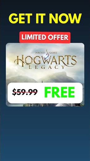 Hogwarts Legacy Is FREE to Purchase (Limited Offer!) #hogwartslegacy #free