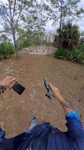 🔥🐄BULLET KNOCKED OFF COW 🐮 BELL 🛎️ INTO GUN SHOOTING ONE ☝️ HAND 🤚 🔥🐮