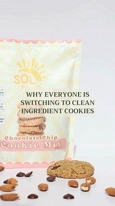 2K views | Chocolate Chip Cookies… but made clean. ✨ ✔ Real, organic ingredients ✔ No refined sugar ✔ Coconut-sugar-sweetened chocolate chips ✔ Tastes shockingly good Our new Chocolate Chip Cookie Mix is here — small batch, cozy, and better for you. Get 20% off this week only! | Sol Food Company | Facebook