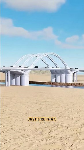 How One Arch Holds an Entire Bridge