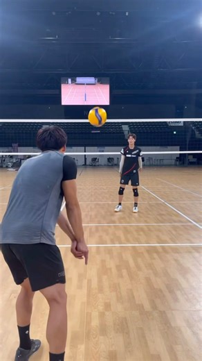 Perfect Volleyball Sets 🔥 #volleyball #shorts #algorithm