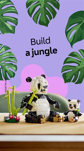 Panda playmates: adorable décor for a cosy space!  #LEGO #LEGOCreator | LEGO | Facebook