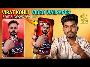Trending Virat Kohli Live Wallpaper Kaise Lagaye | RCB Fans Live Wallpaper Edit Tutorial | IPL 2026