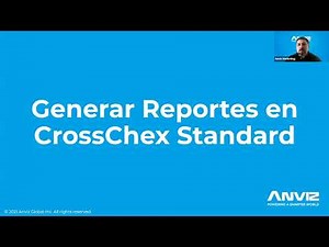 Anviz Capacitación Pública Curso 2 8 Generar y Exportar Reportes en CrossChex Standard