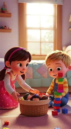 Clean Up Song for Kids | Tidy Up Toys Song | Fun Kids Cartoon with Tommy & Lily