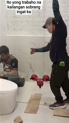 frameless shower inclousure installation #alluminum #diy #glasscutting