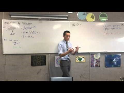 Integration by Substitution (2 of 4: Doing the same Question with a simple substitution of 'u')