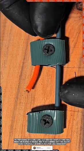 DIY Cable Clip: Sorting Power Wires With Tangle-Free Secure Seamless Tool #tool #tools #innovation