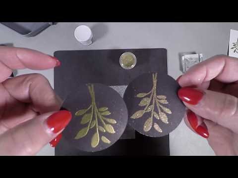 Comparing Gold and Gold Tinsel Embossing Powders
