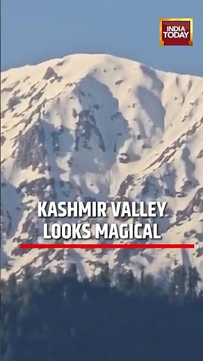 Jammu Weather: Stunning Snowfall Visuals Emerge From Doda’s Bhalesa Region #doda #jammu #snowfall