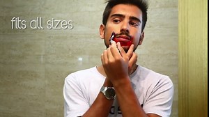 RevoBeard & RevoGoatee Grooming Kit - Haircut Template for Shaving, Trimming and Lineup - Perfect Edge Up Guide-Self Haircutting Kit - Barber Supplies - Use W/Beard Trimmer or Hair Clippers