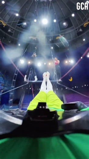 First-person aerial trapeze #circus #shortsfeed #trend #aerialist #ariel #flyingtrapeze #gymnastics