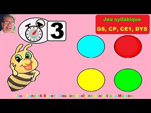 Jeu des syllabes simples d’attaque en é : Maternelle cp ce1 dys # 3