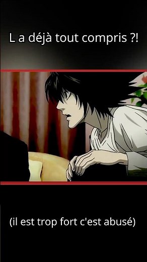 L a déjà tout compris ?! #animereaction #anime #deathnote #reaction #animeshorts #shortsfeed #shorts