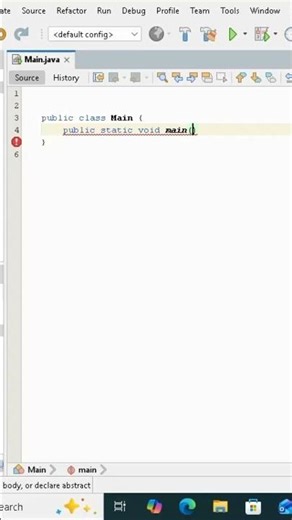 Java Basics: Run First Java Program #coding #javaprogramming #javaforbeginners #javabasics