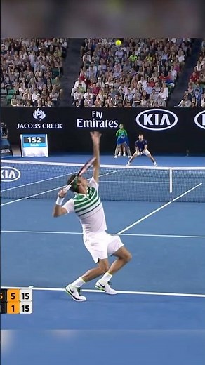 Federer Perfect Point vs Djokovic | Australian Open 2016