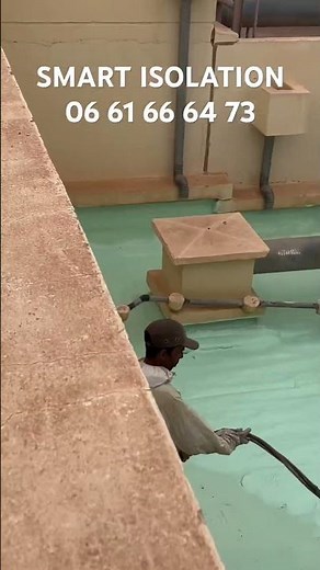Isolation polyuréthane projeté Maroc: isolation thermique et étanchéité terrasse par projection