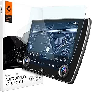 Spigen Tempered Glass Screen Protector [GlasTR Slim] designed for Lexus NX (2022/2023/2024/2025/2026) 14 inch Dashboard Touchscreen - Crystal Clear
