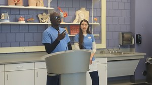 At the FREE Nursing Scholarship program press conference today, BCC...