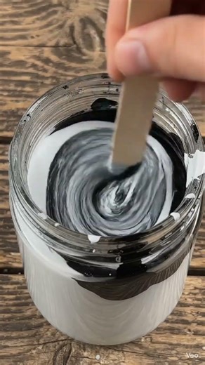 Mix White and black paints to get gray colour for painting your house.