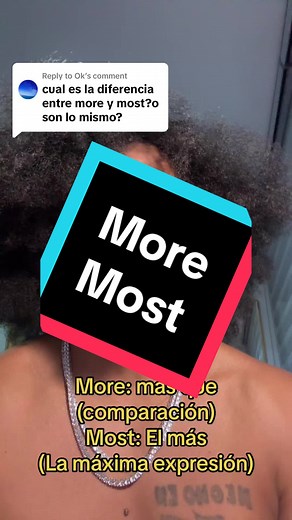 Diferencia entre More y Most en Inglés