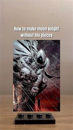 How to make moon knight in #lego ! #legominifigures #moonknight #marvel #superheroes #comics