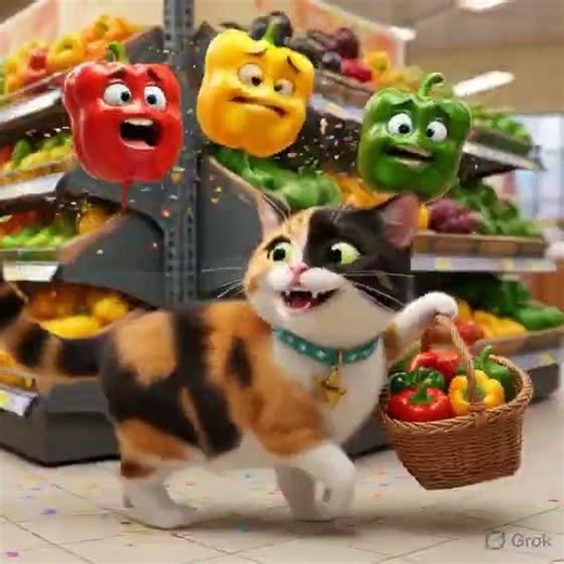 Pepper Dance Distraction 🐱🥦