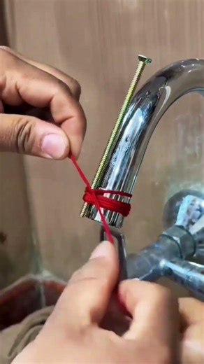 Tighten the strap to remove the faucet cap #shorts