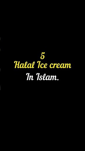 5 Halal Ice Creams in Islam 🍦✨ #islamicshorts #icecream #shorts #viral
