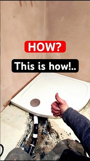 This is how to install a shower tray like a BOSS