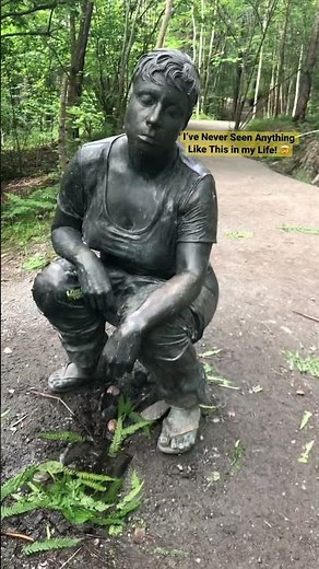 The Peeing Statue in Ekebergparken. (Oslo, Norway)