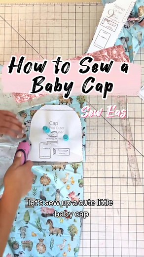This is so easy and fast! ✨Make a baby cap using our Baby Gown and Cap Sewing Pattern (find it at ellieandmac.com) It's great for scrap busting, baby showers, and cute little heads! Did I mention it's reversible? 🔗 Find this pattern through our link in bio! ❤️ #ellieandmac #ellieandmacpatterns #sewingpatterns #bagsewingpatterns #sewforbaby #babyshowergift #diybabygift #babycap #babycappattern #diybabycap #sewforbabies #babypattern #babysewingpatterns #pdfpatterns #pdfsewingpatterns #pdfpatterns