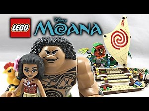 LEGO Disney Moana Ocean Voyage review! 2017 set 41150!
