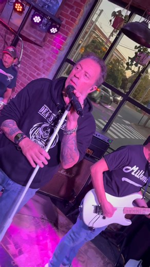 Love the Deacon Black sound checks. Just noodling around without singing a word. Plenty of words to be sung starting at 8:00 pm. This is going to be a kickass Halloween party. People are rolling in now. | Novel Taproom