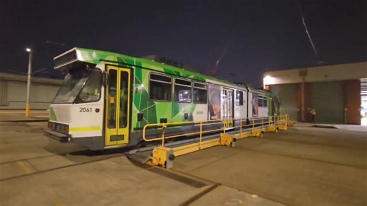 21K views · 294 reactions | This is the tram traverser at Preston Workshops here in Melbourne. It's an efficient way to transfer trams from one track to another without having to do a complicated shunt between tracks. | Schony747 Youtube & DVD | Facebook