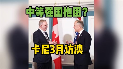 中等强国抱团？卡尼3月访澳