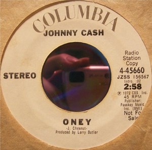 Johnny Cash - Oney / Country Trash