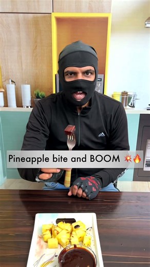 Chocolate Syrup Pineapple Prank That Was Actually Chilli 🌶️😂