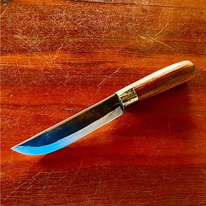 Blacksmith makes the small knife by antique's way | The creative