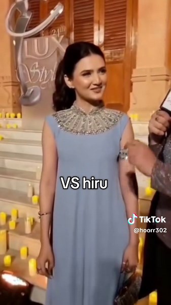 Otros actores vs Hira Faisal en el Lux Award Show