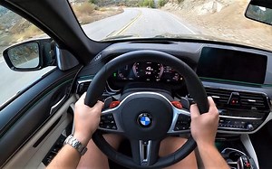 【第一视角】2021宝马M5 Competition 试驾(双声道音频)