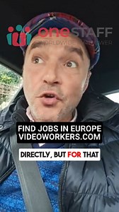 Hello my friends 👋 Manuel here from OneStaff with good news! 👉 Upload your skill video on VideoWorkers.com 👉 Employers post jobs directly and choose workers themselves 👉 A strong video = higher chances 👉 Set realistic salaries based on the country 👉 Complete your full profile to get noticed 🎯 Your chance to work legally in Europe starts here 🌐 www.videoworkers.com 📌 Follow for more jobs & updates 📩 Share this with someone who needs a job in Europe | One Staff Romania