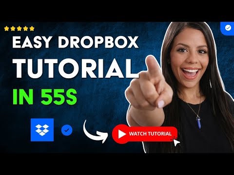 How to USE DROPBOX from ZERO in 55 S