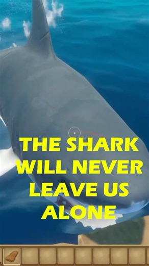THE SHARK IS RUTHLESS IN RAFT