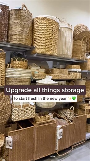 Homesense on Instagram: "Get all your stylish storage needs at Homesense to be organized & refreshed for 2026 💚✨"
