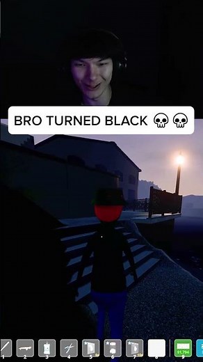 BRO TURNED BLACK 💀💀